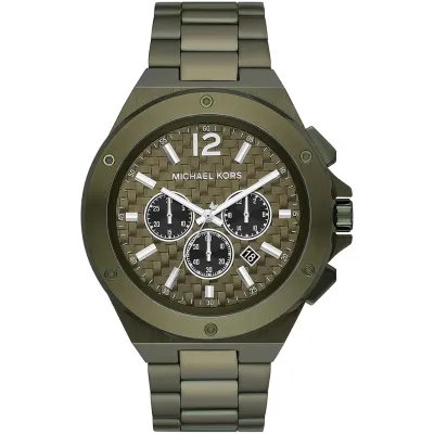 Michael Kors Lennox Chronograph Olive  Green Men's Watch